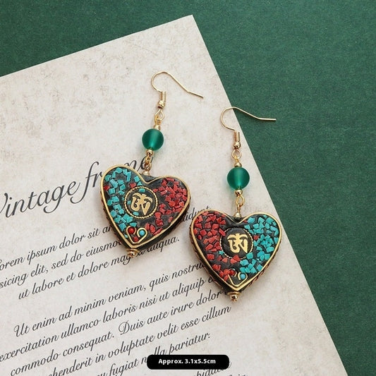 Retro Tibetan Style Earrings