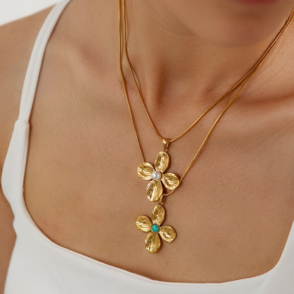 Retro Petals Jewelry Set