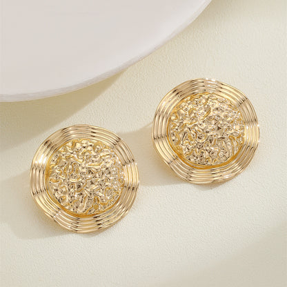 Golden Retro Easy Matching Earrings