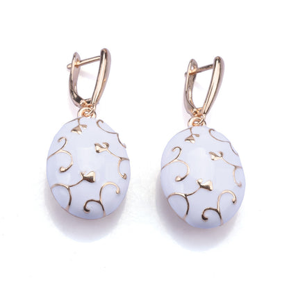 Elegant Geometry Drop Earrings