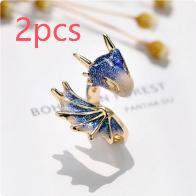 Starry Sky Dragon Ring