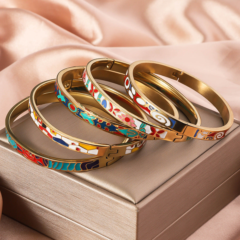 Exquisite Titanium Steel Bracelet