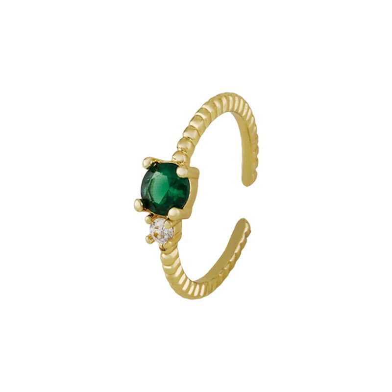 Zircon Sparkle Adjustable Ring