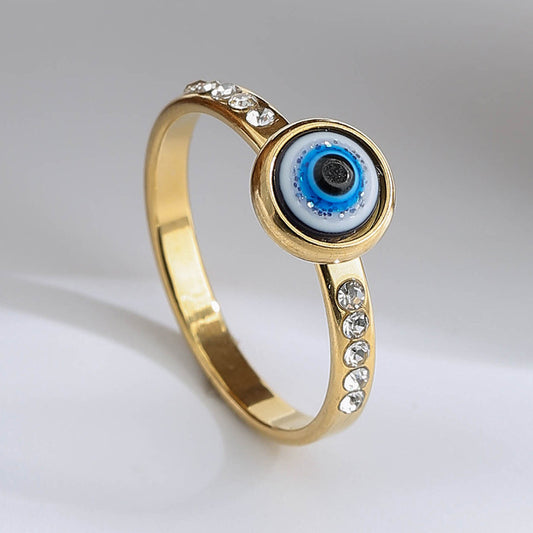 Elegant Bead-set Diamond Ring