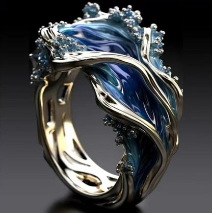 Elegant Resin Diamond Ring