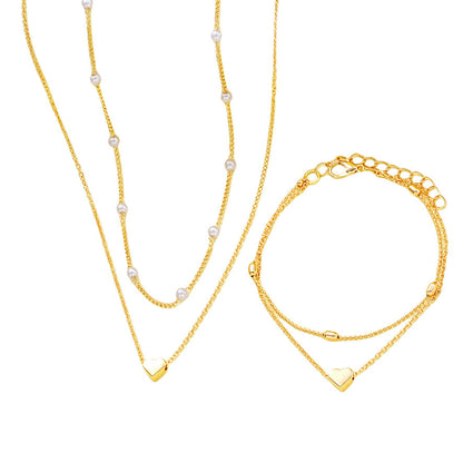 Elegant Heart Jewelry Set