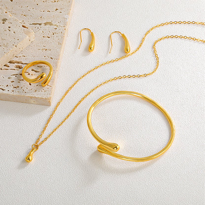 Elegant Water Drop Jewelry Set