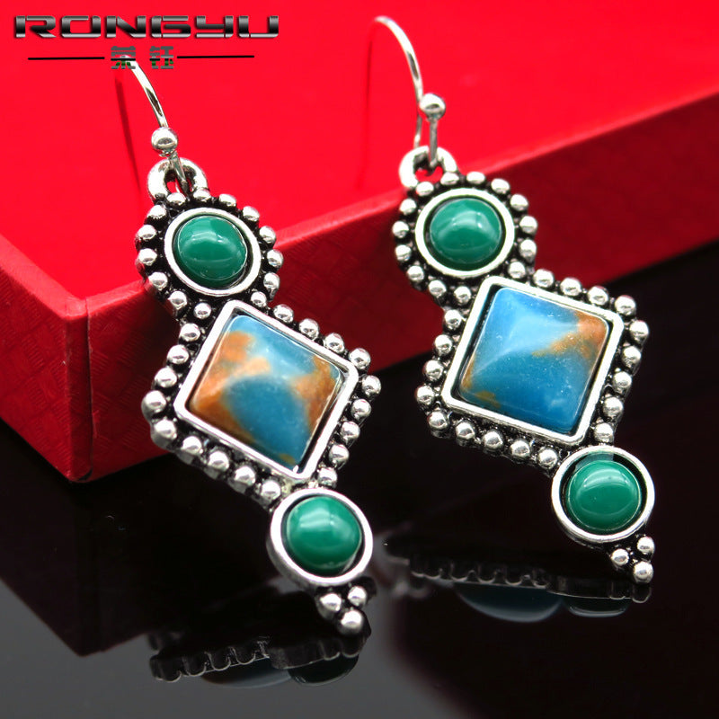 Vintage Thai Dragon Earrings