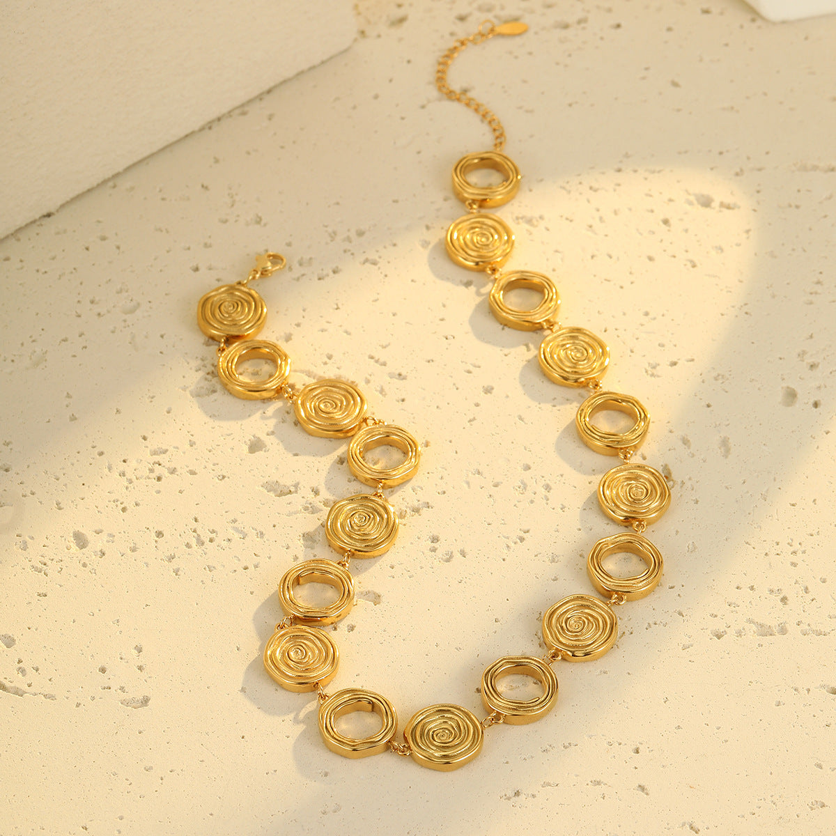 Elegant Stainless Steel Necklace Set