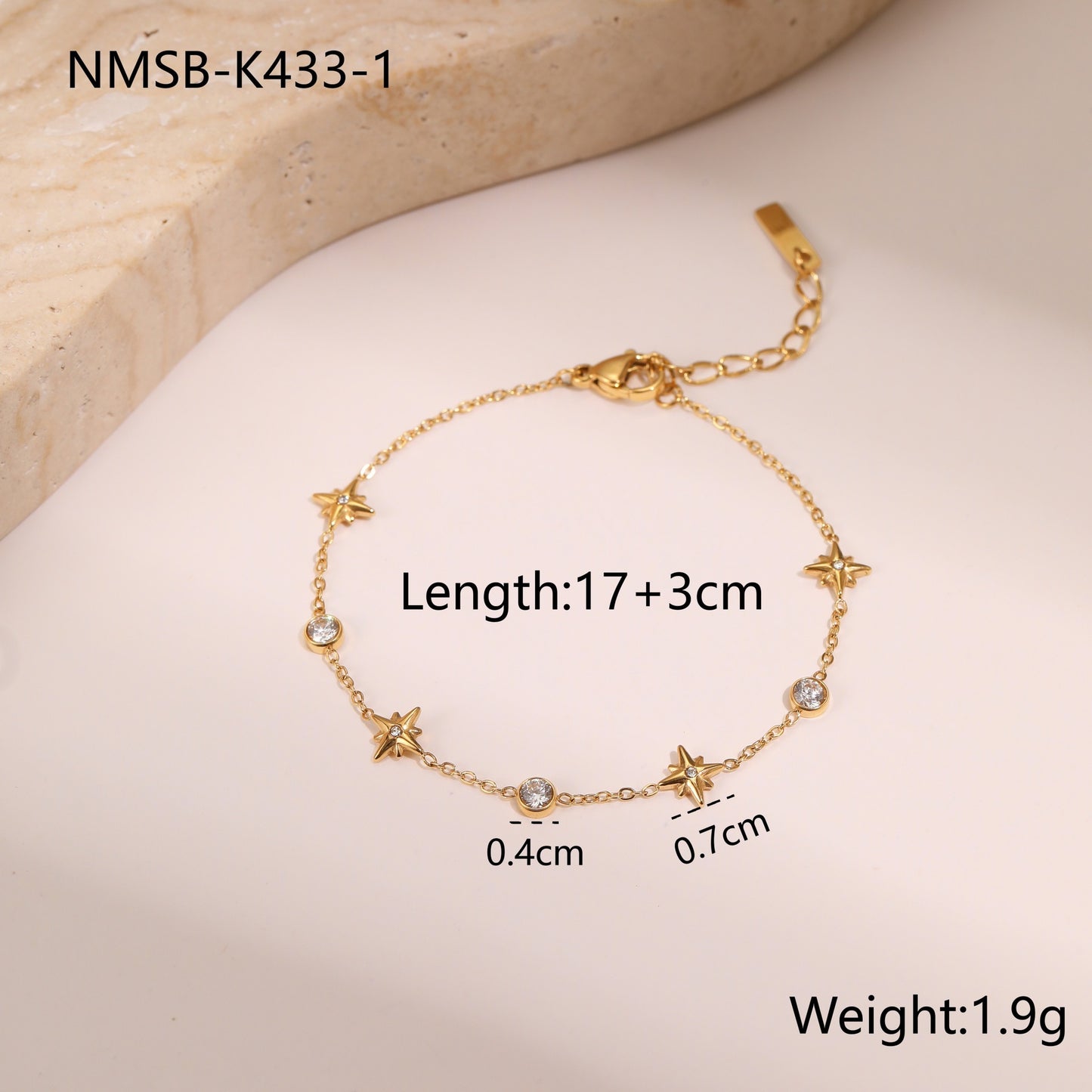 Exquisite Gold Plated Bracelet