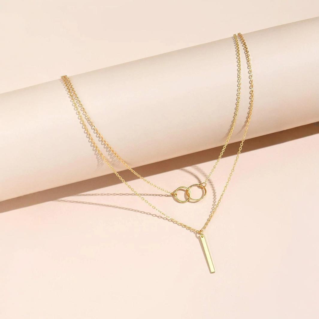 Elegant Bar Rod Necklace