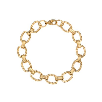 Metallic Twist Bracelet for Elegance