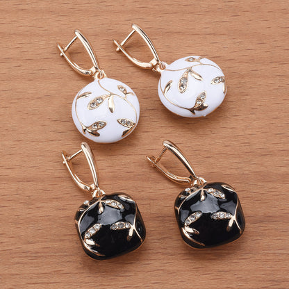 Elegant Geometry Drop Earrings