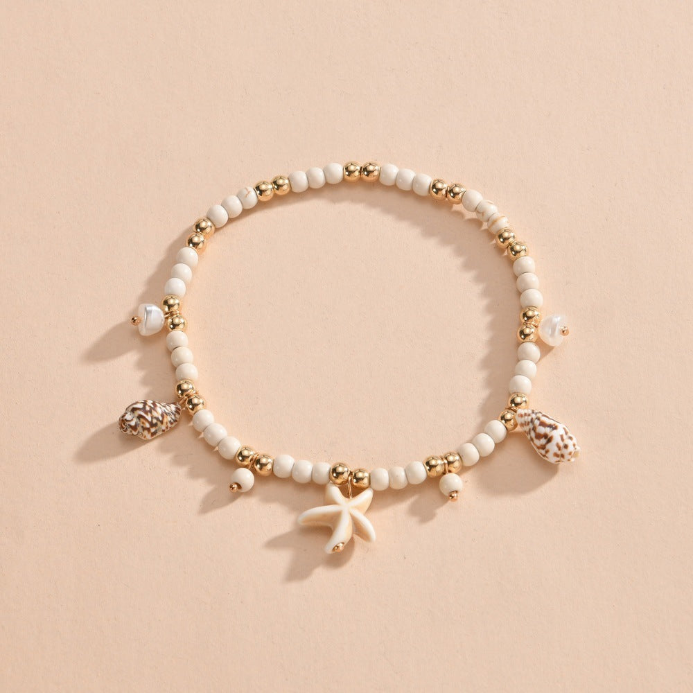 Turquoise Ocean Style Anklet