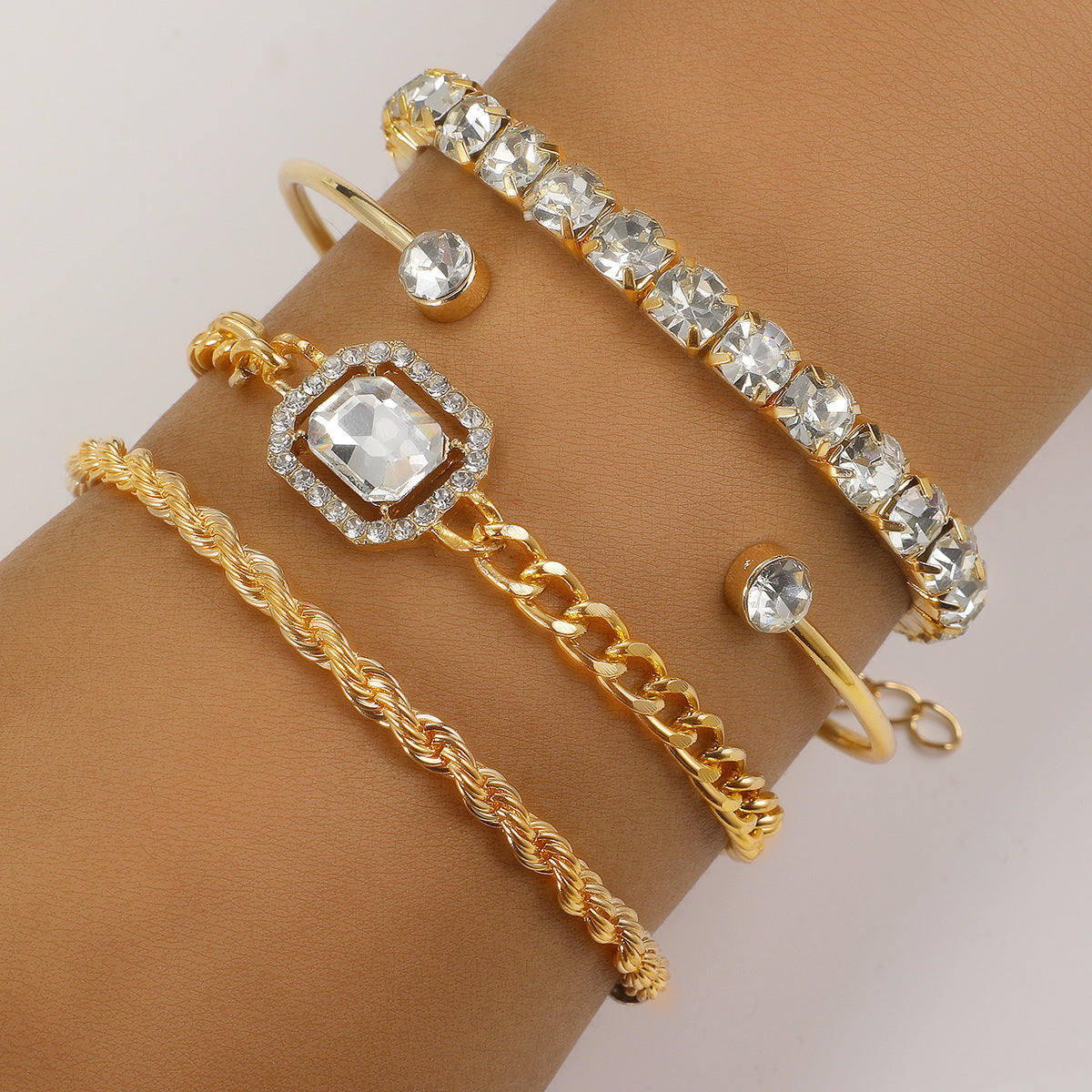 Vintage Bohemian Crystal Bracelets