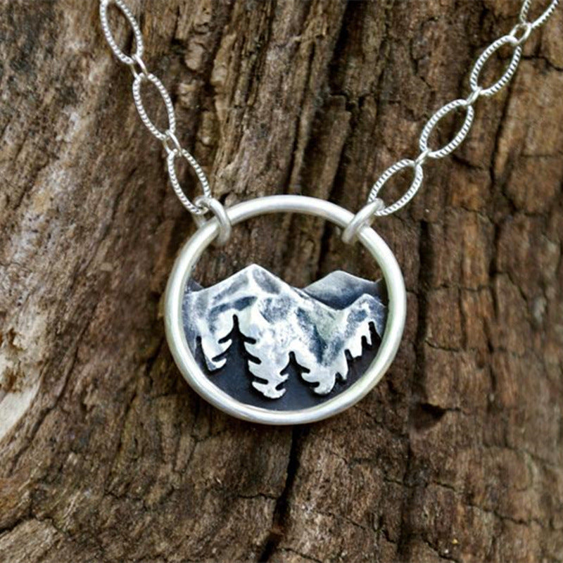 Dreamer Silver Mountain Necklace