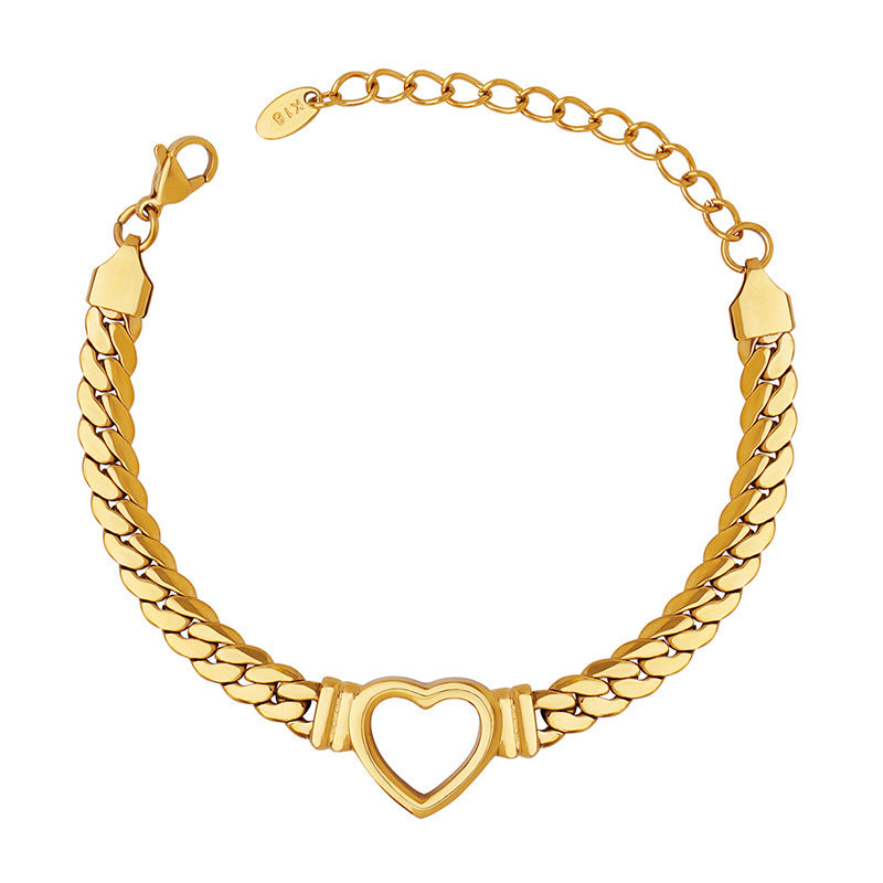 Trendy Gold Plated Bracelet
