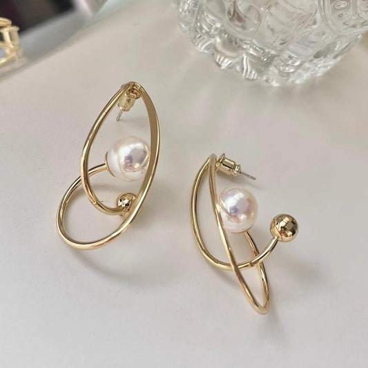 High-End Pearl Earrings