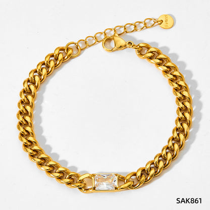 Elegant Stainless Steel Bracelet