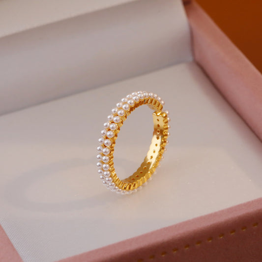 Niche Design Pearl Ring