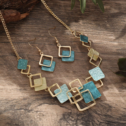 Artistic Geometric Jewelry Set