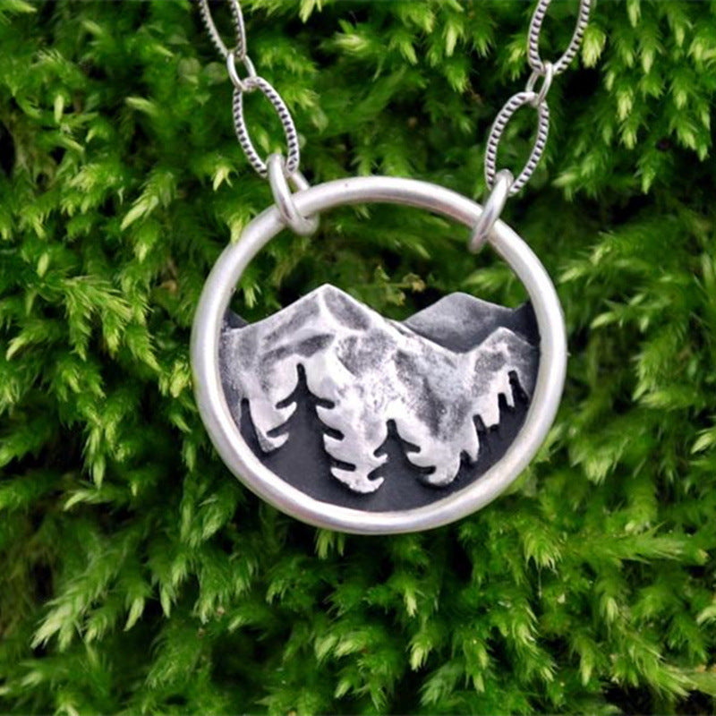 Dreamer Silver Mountain Necklace