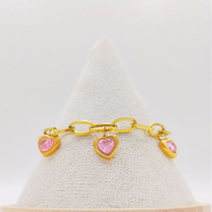 Heart-Shaped Handmade Bracelet