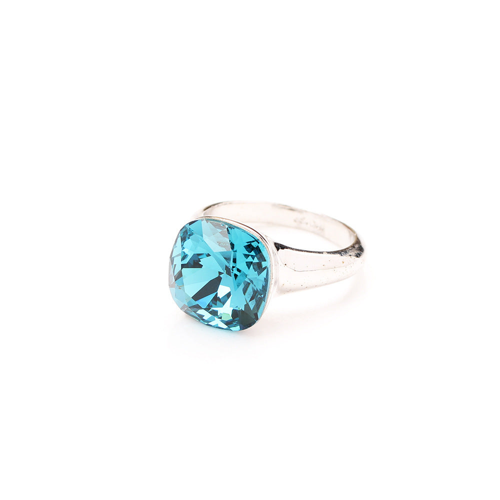 Classic Multi-Color Crystal Ring