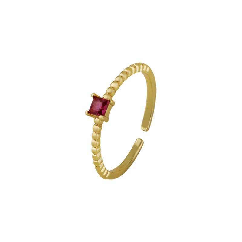Zircon Sparkle Adjustable Ring