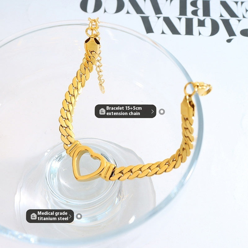 Trendy Gold Plated Bracelet