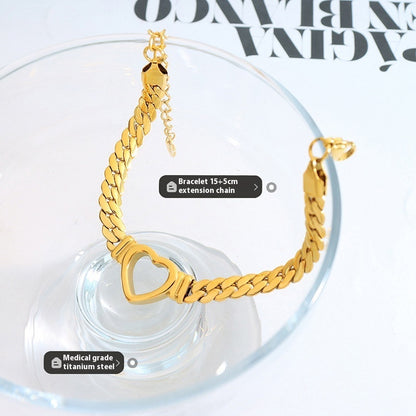 Trendy Gold Plated Bracelet