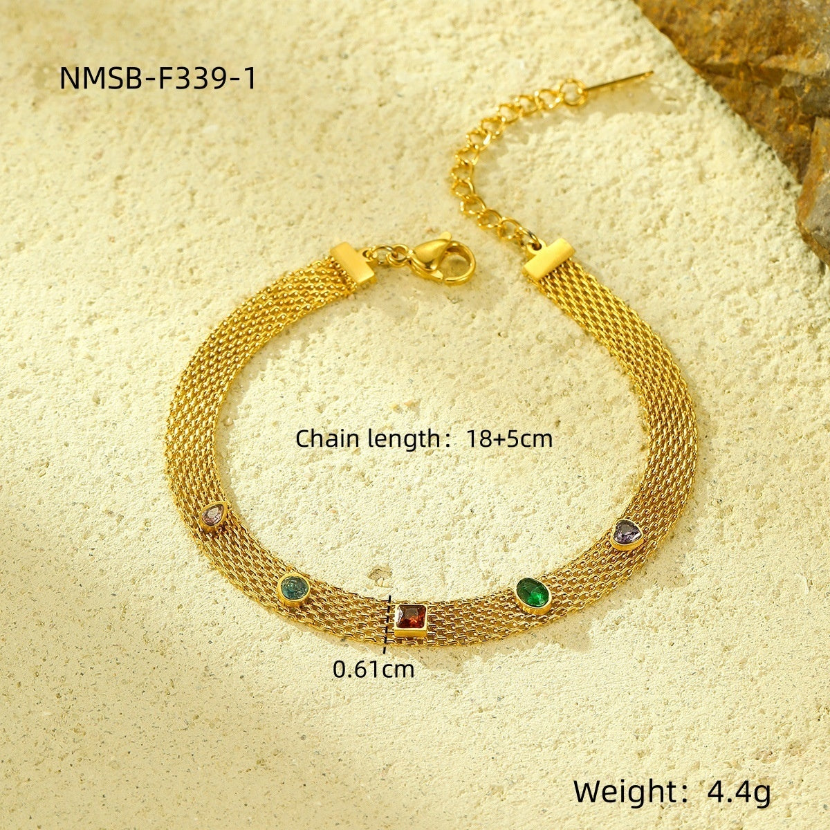 Elegant Gold Plated Bracelet