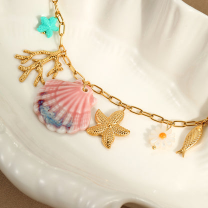 Ocean Starfish Vacation Necklace