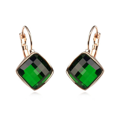 Korean Style Simple Square Earrings