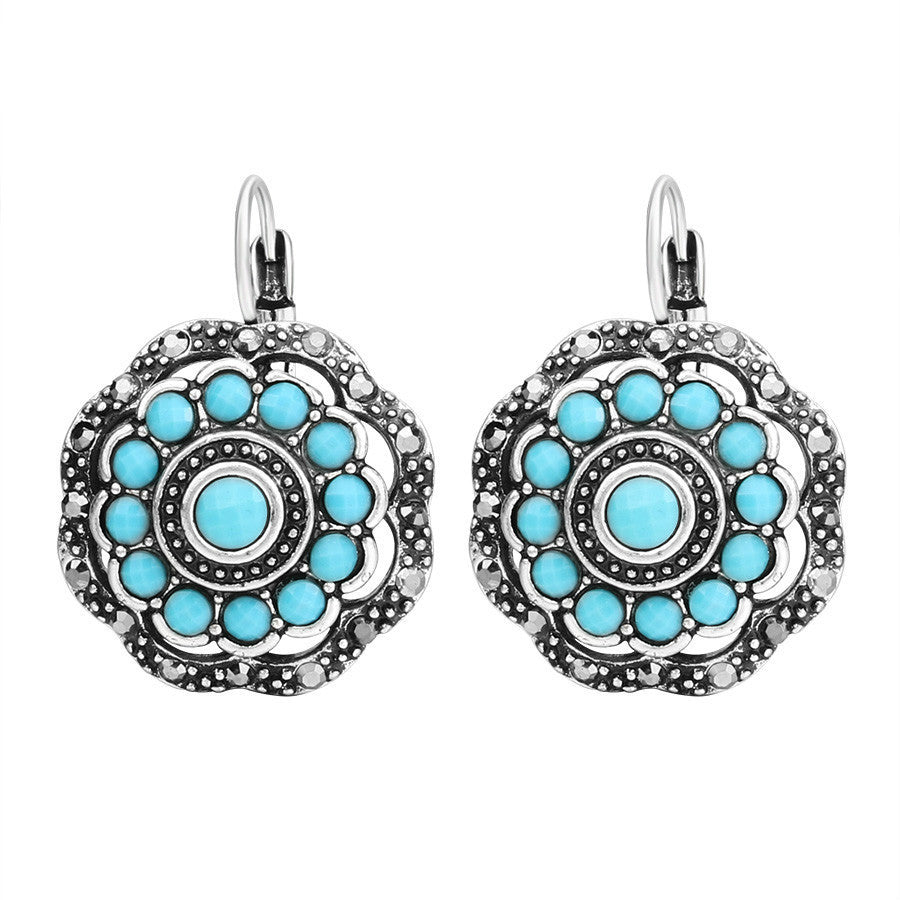 Bohemian Elegance Silver Earrings