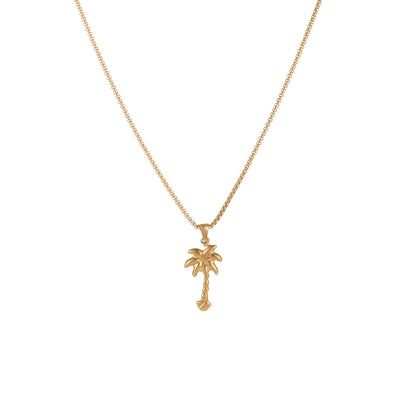 Coconut Fishtail Stainless Steel Necklace