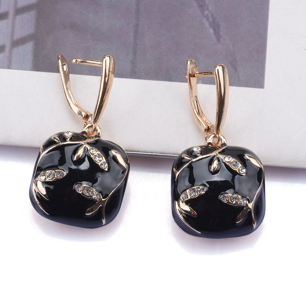 Elegant Geometry Drop Earrings