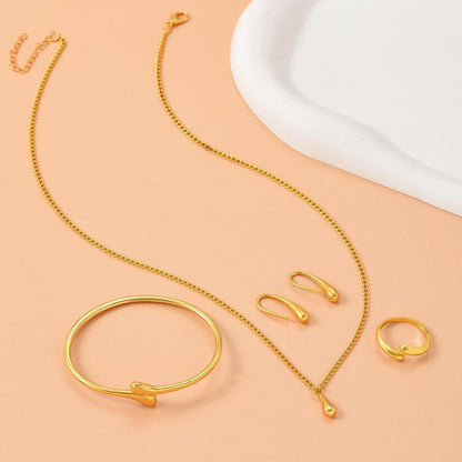 Elegant Water Drop Jewelry Set