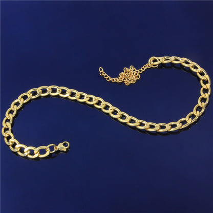 Titanium Steel Retro Anklet