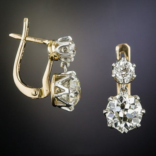 Luxury Zircon Geometric Earrings