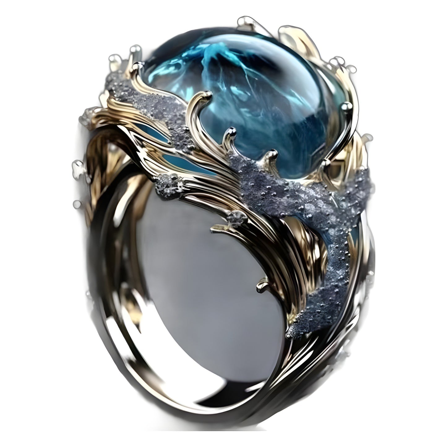 Elegant Resin Diamond Ring