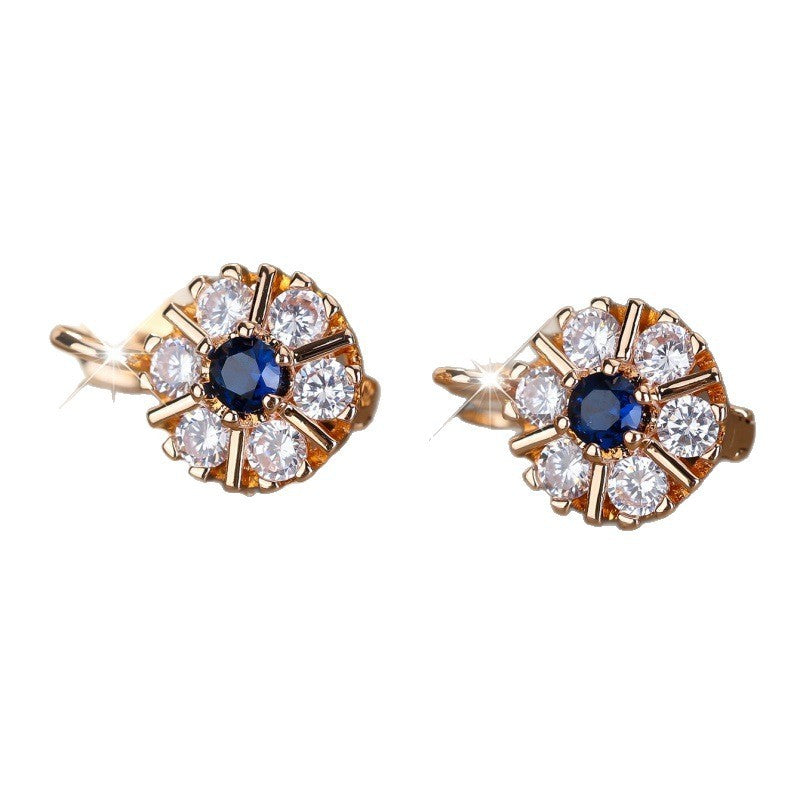 Elegant Flower Basket Earrings