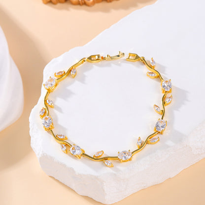 Zircon Tennis Bracelet Elegance