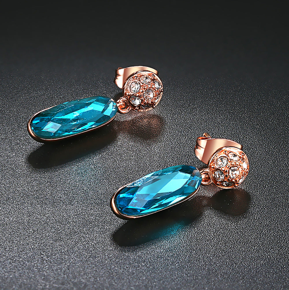 Hazy Moon Geometric Earrings