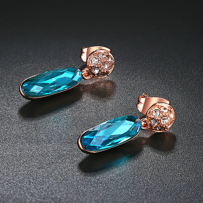 Hazy Moon Geometric Earrings